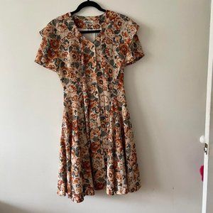 Vintage Floral Dress